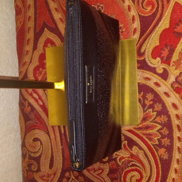 Kate Spade black glitter cosmetic bag - Picture 5 of 8